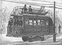Двухэтажный трамвай с "империалом" в Париже. 1881